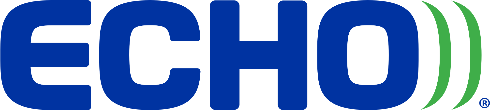 Open - Echo Global Logistics Logo Png (2000x449)