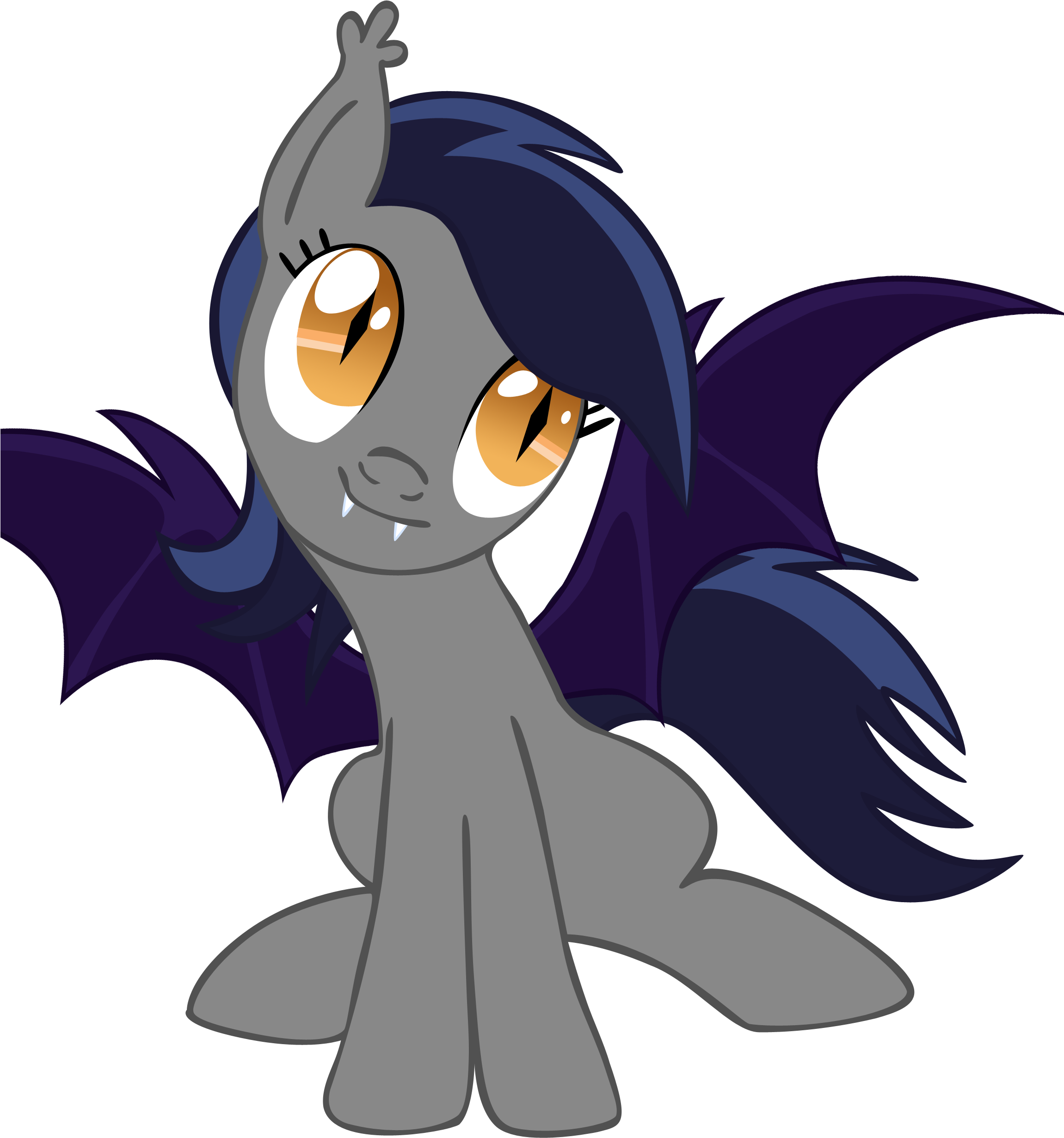 Bat Pony, Female, /mlp/, Oc, Oc - Echo The Bat Pony (2300x2632)