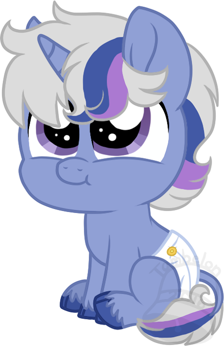 Tambelon, Classical Unicorn, Cloven Hooves, Colt, Diaper, - Cartoon (454x700)