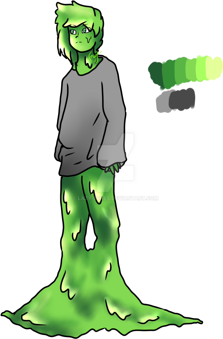 Slime 1024*1501 Transprent Png Free Download - Drawing (1024x1501)