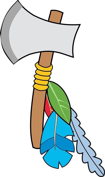 Indian Cartoon 28, Buy Clip Art - Indian Ax Clipart (426x720)