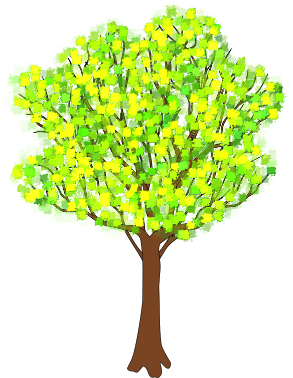 Image For Tree In Spring Nature Clip Art - Tree (584x755)