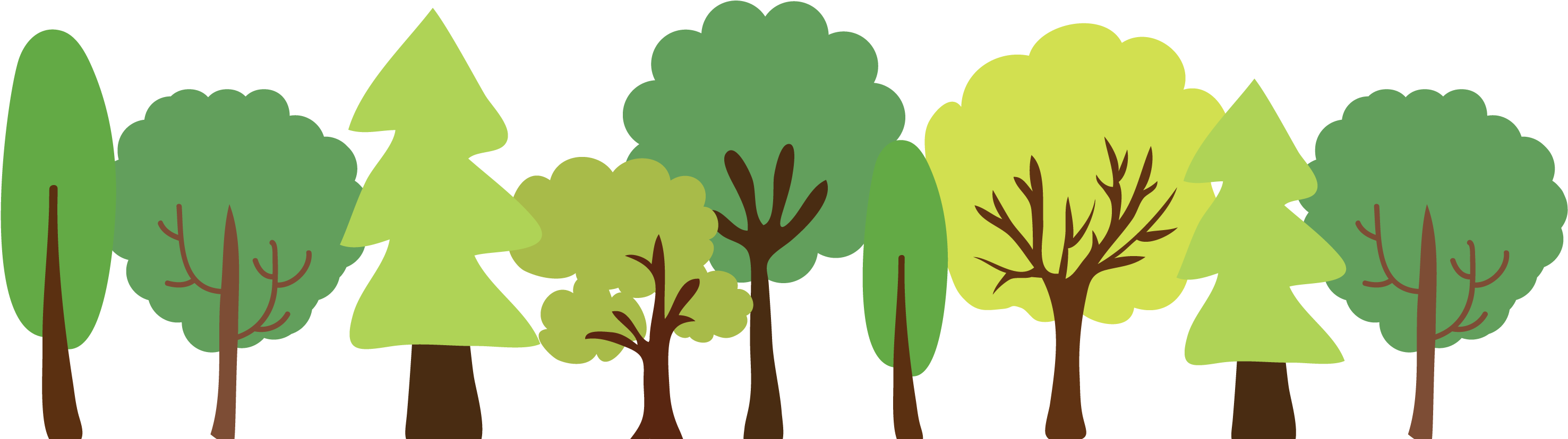 Clipart Of A Trail And Summer Mountain Landscape By - Nature Trail Clip Art (3000x857)