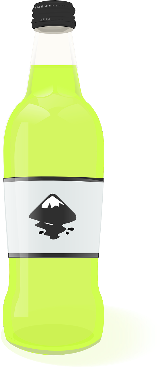 Soda Clipart Lemonade Bottle - Drink (640x1280)