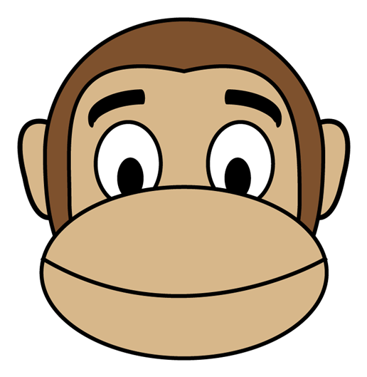 Monkey Happy Sticker - Happy Monkey Emoji Pillow Case (528x528)