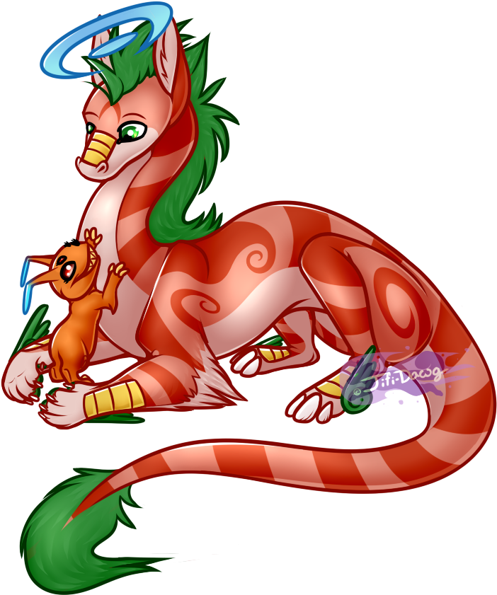 Tiger Paws And Tiny Maws - Cartoon (715x850)