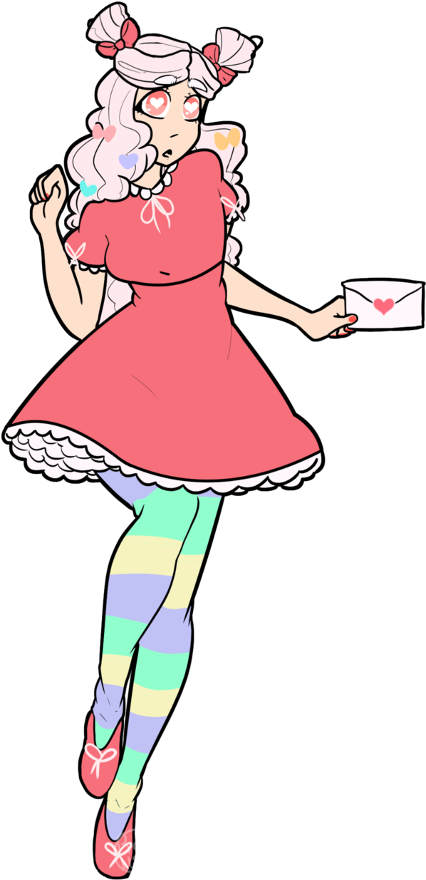 Human Cotton Candy Cookie By Gamergirl29235 - Illustration (636x1255)