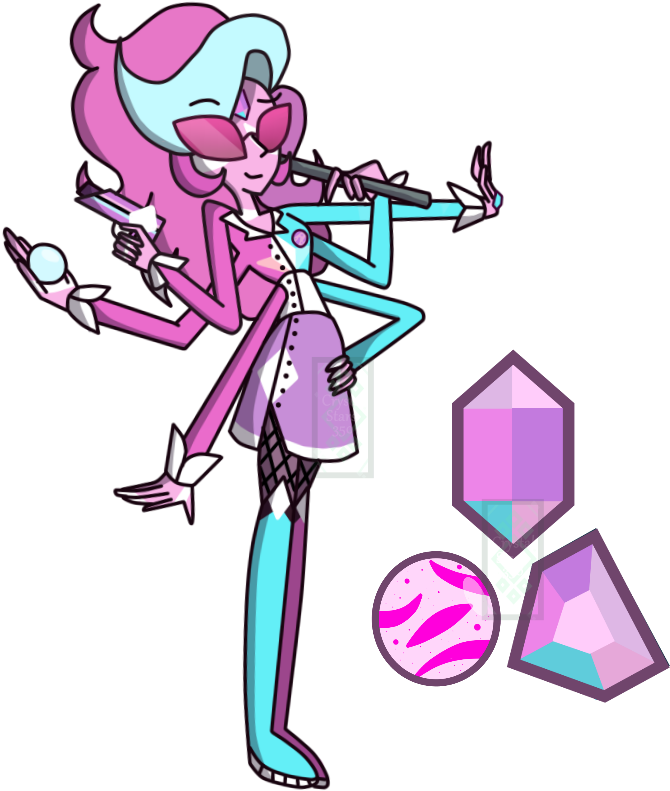 Cotton Candy Quartz [fusion] By Crystalstars350 - Cotton Candy Quartz (754x821)