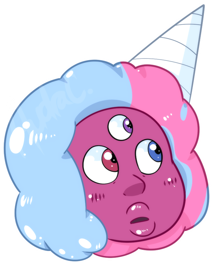Cotton Candy Garnet By Itsaaudraw - Cotton Candy Garnet By Itsaaudraw (849x941)