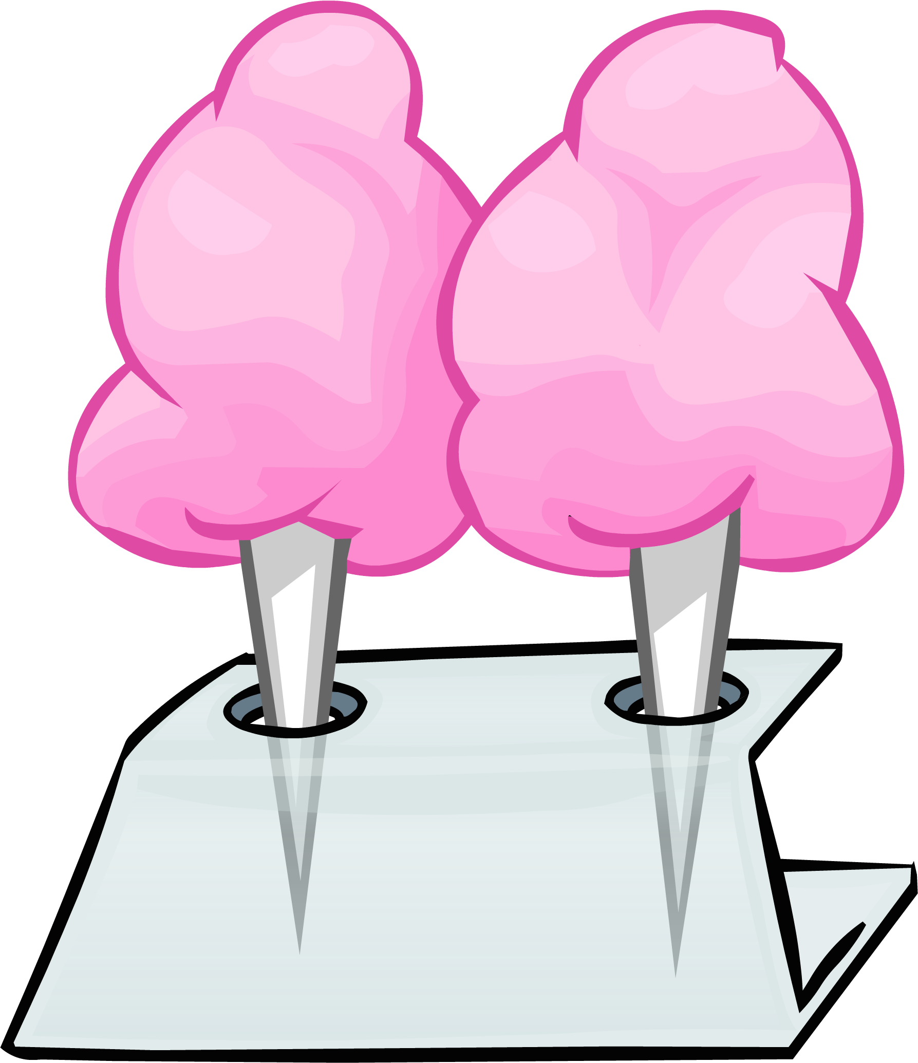 Fall Fair 2007 Prize Booth Pink Cotton Candy - Algodon De Azucar Png (1787x2069)