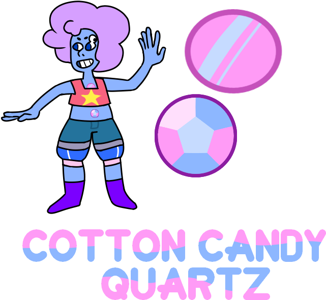 Cotton Candy Quartz By Sodoww - Cotton Candy Quartz Gem (664x651)