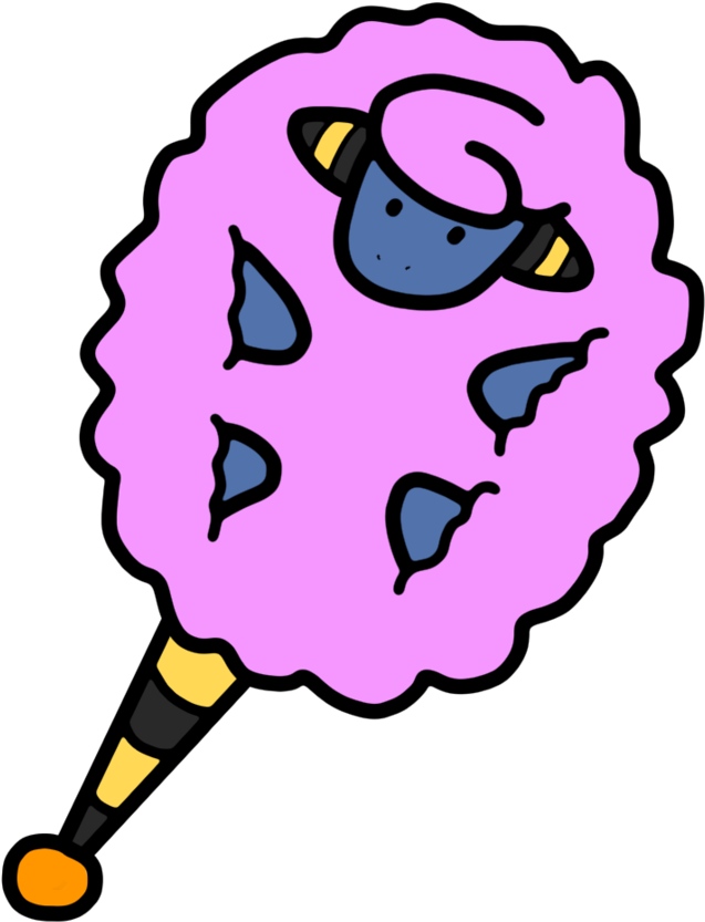 Mareep Cotton Candy Shiny By Yoshibrawler - Mareep Cotton Candy Shiny By Yoshibrawler (894x894)