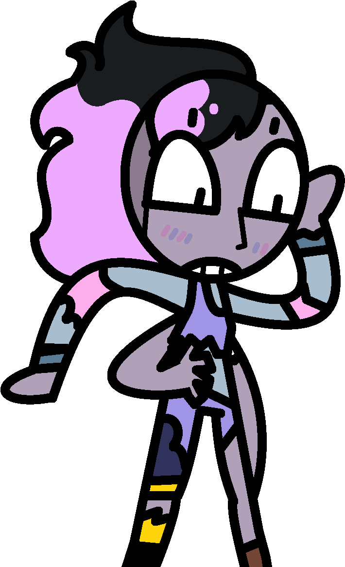 Pink And Black Cotton Candy - Pink And Black Cotton Candy (1214x1583)