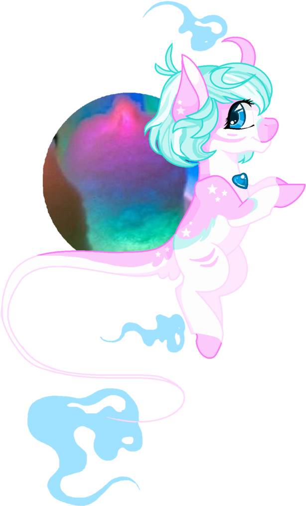 Cotton Candy Fog Foal By Mlpdarksparx - Cartoon (800x1121)
