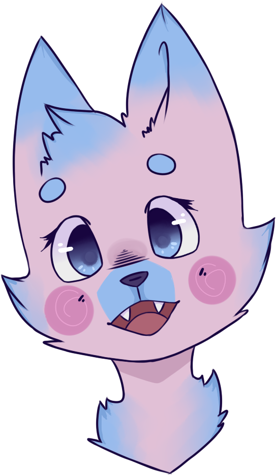 Cotton Candy By Xxtoastiexx Fursona - Cartoon (1000x1000)