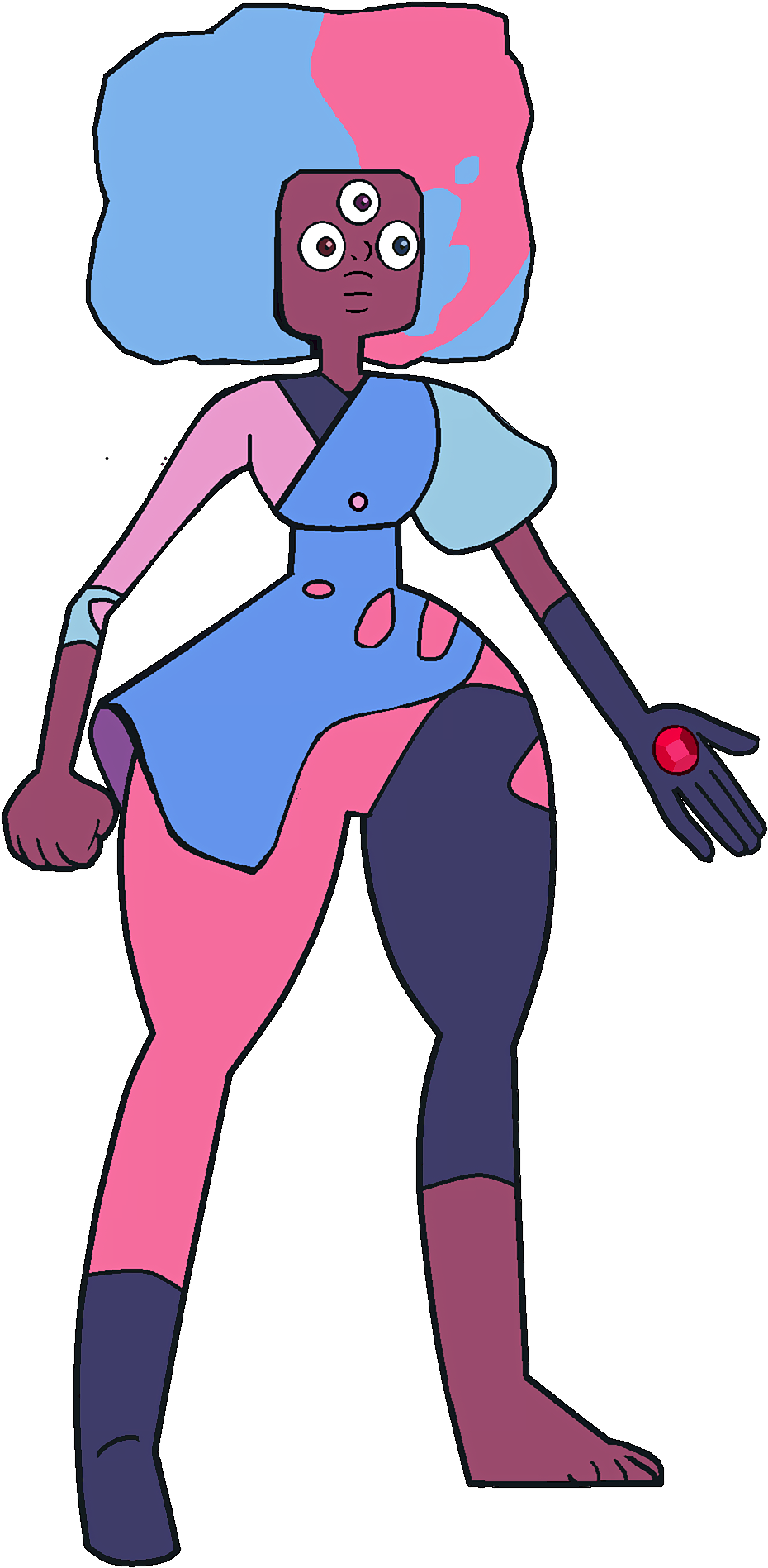 Cottoncandy Garnet - Steven Universe Cotton Candy Garnet (1324x1968)