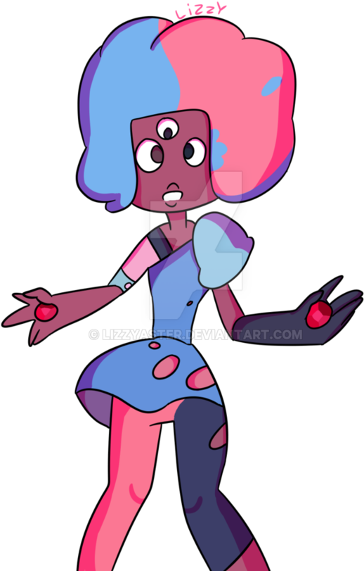 Cotton Candy Garnet By Lizzyaster - Cartoon (864x924)