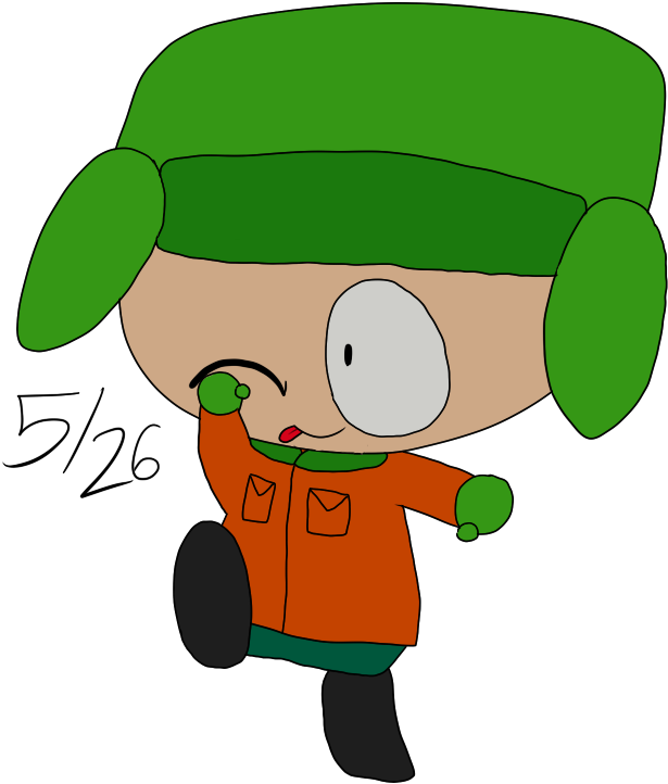 Happy Birthday Kyle Broflovski By Occsters - Cartoon (689x799)