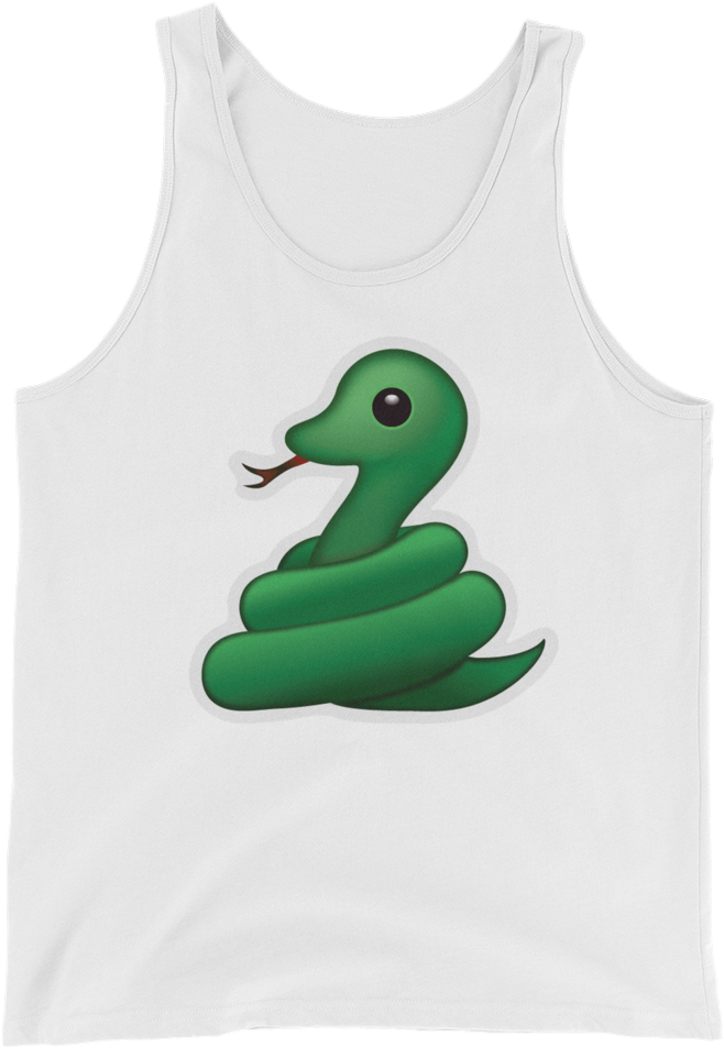 Men's Emoji Tank Top - Emoji Serpiente (1000x1000)