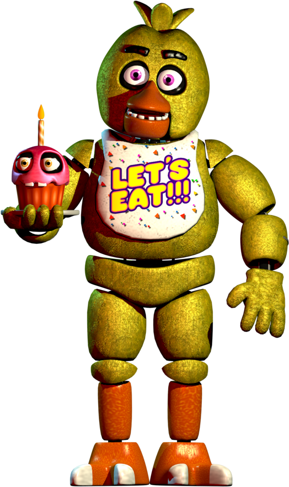 Chica Thank You Teaser Remake By Yinyanggio1987 - Funtime Chica Fnaf 1 (790x1012)