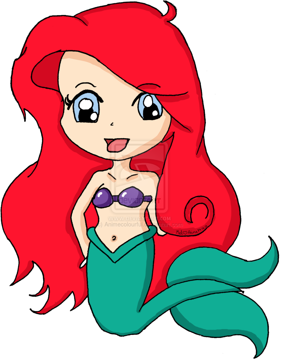 Melody The Little Mermaid Deviantart - Chibi Little Mermaid (1024x1322)
