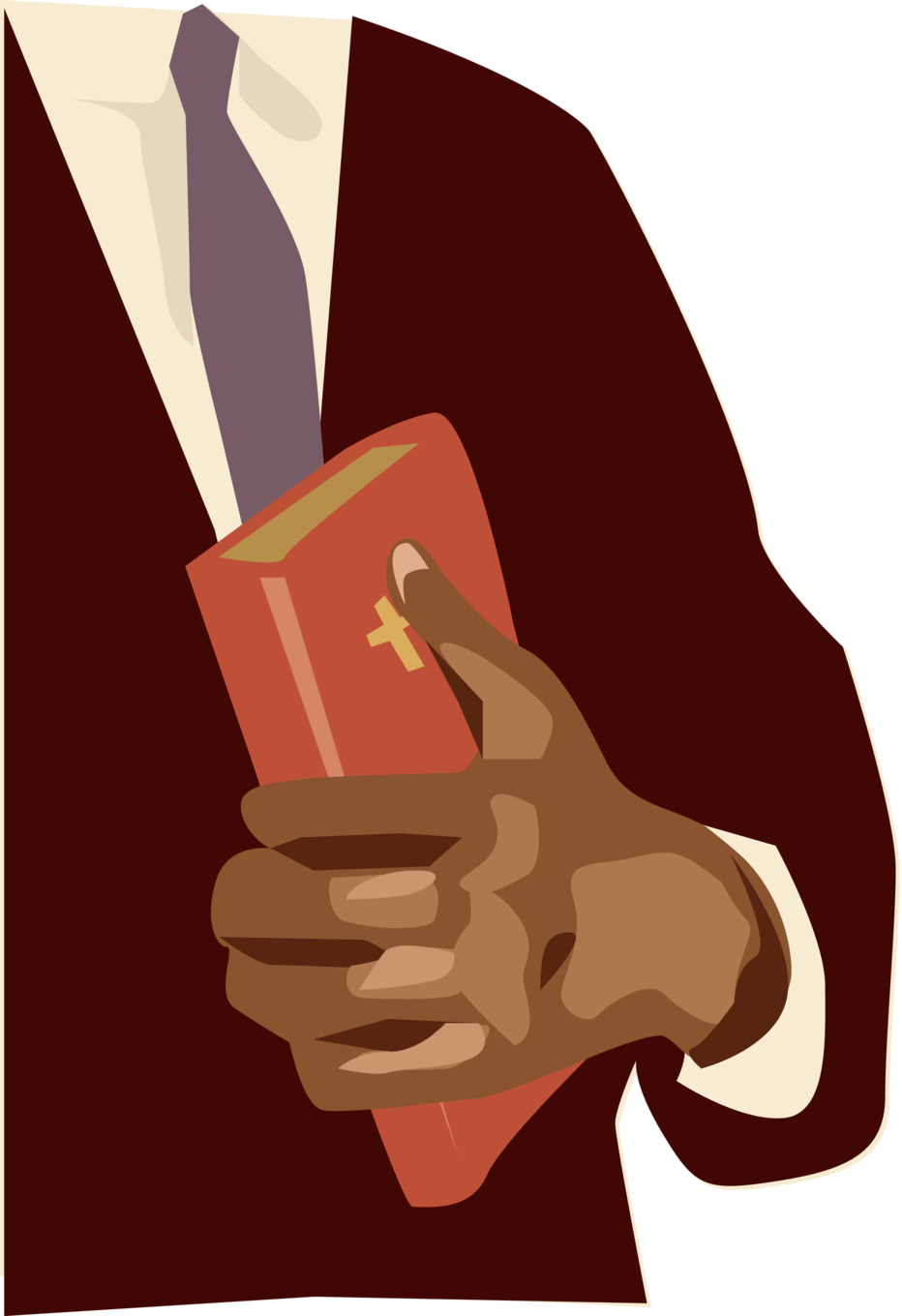 Covenant Family Churches - Man With Bible Png (932x1360)