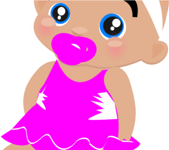 Black Baby Clipart - Its A Girl Png (640x480)