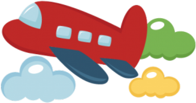 Cute Airplane Clipart - Cute Airplane (640x480)