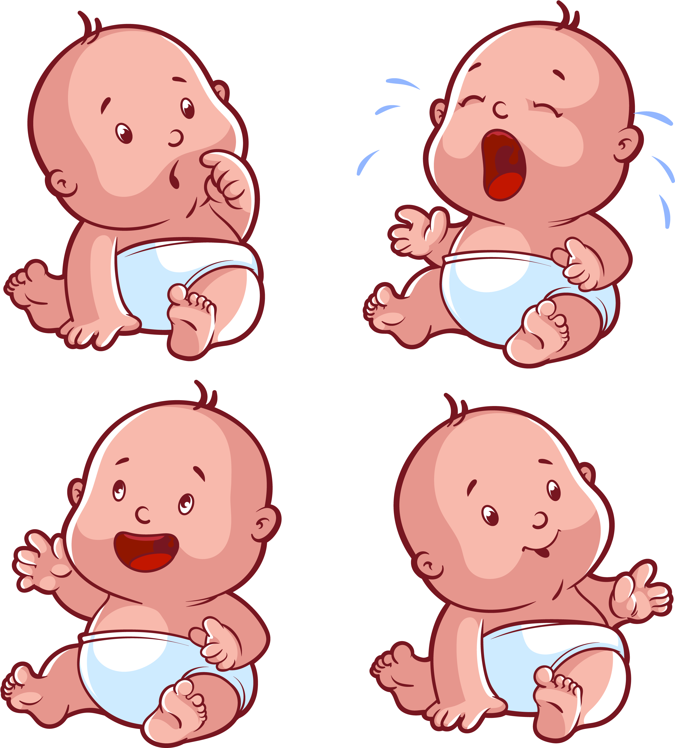 Infant Child Cartoon Crying - Crying Baby Pic Cartoon (3333x3333)