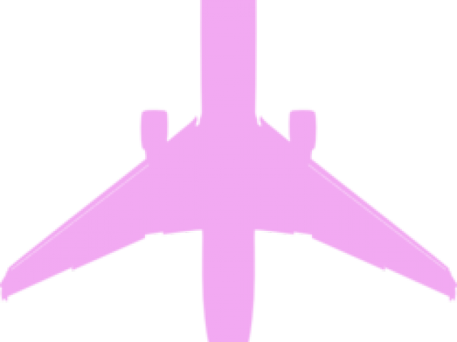 Airplane Clipart Pink - Safe Flight Safe Landing (640x480)