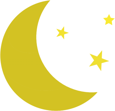 Fresh Half Moon Clipart Moon - Moon And Stars Vector (400x377)