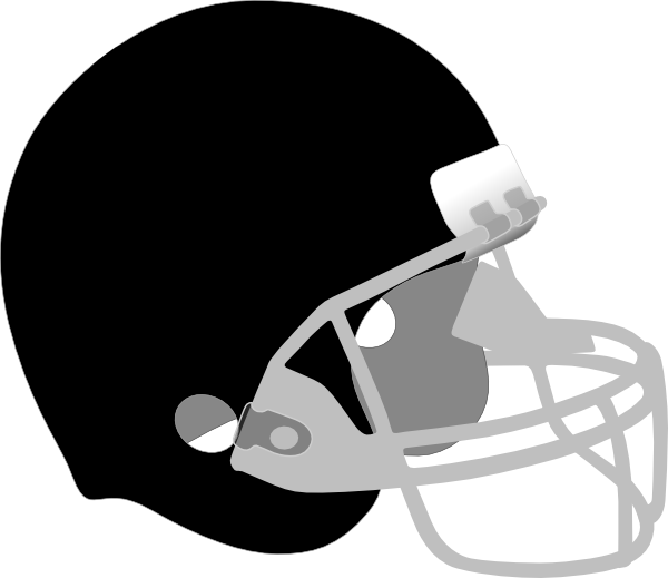 Black And Gray Helmet Svg File - Red Football Helmet Png (600x519)