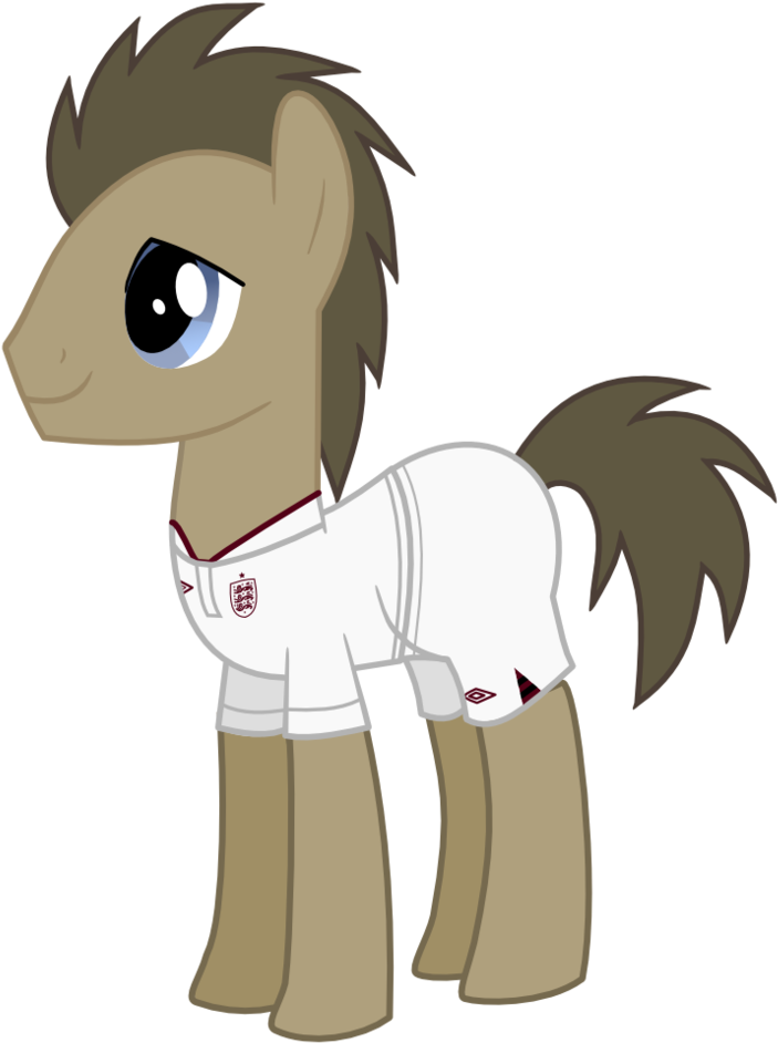 Isegrim87, Clothes, Doctor Whooves, England, Football, - Doctor Pony (813x983)