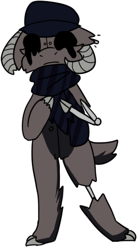 Goat Fnaf Custom By Hypno-adopts - Cartoon (413x500)