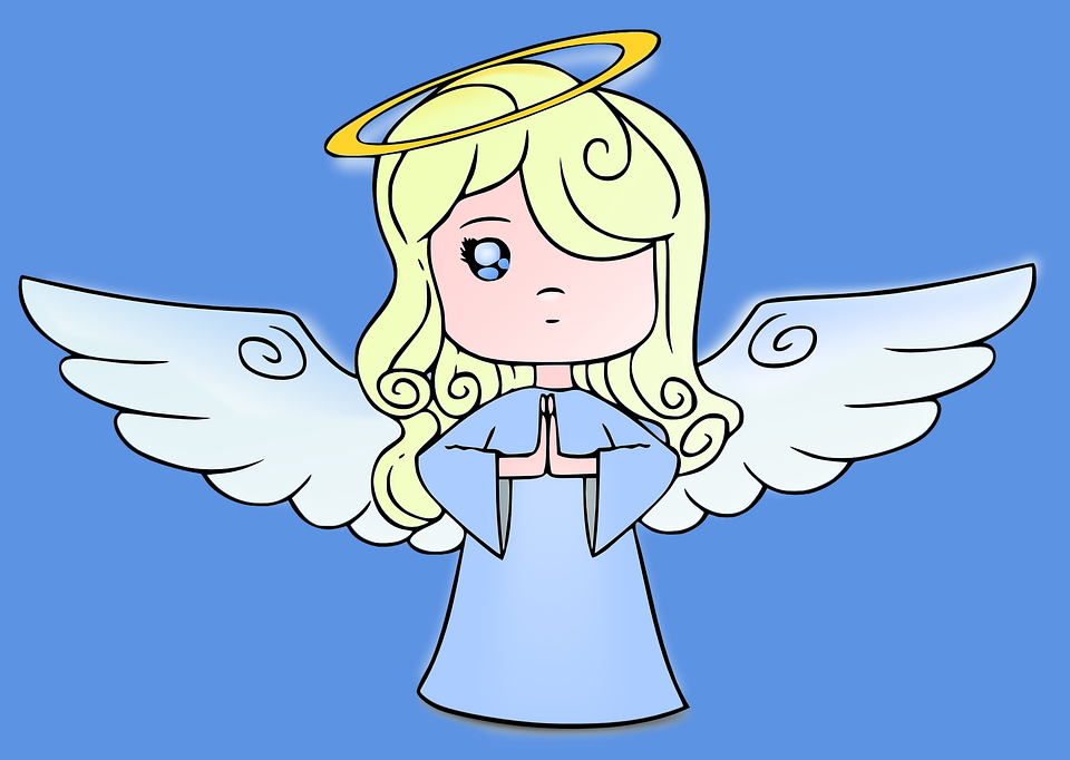 Girl Angel Cliparts 9, Buy Clip Art - Cartoon Angel (960x682)