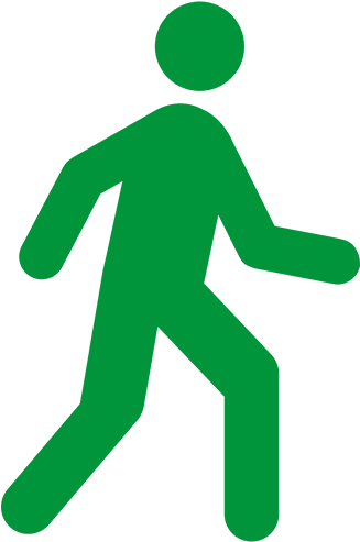Walking Icon - Benefits Of Walking And Running (500x500)