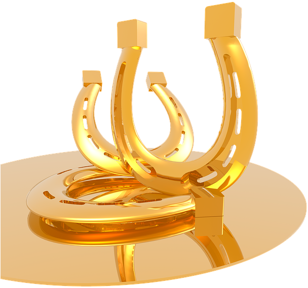 Horseshoe Illustration 25, Buy Clip Art - Золото И Счастье (609x720)