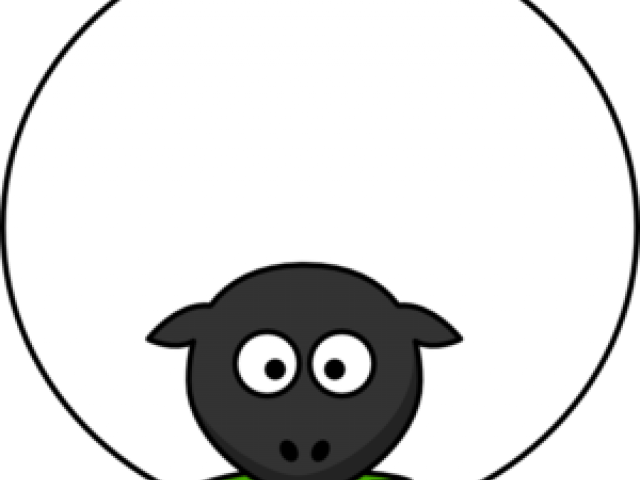 Lamb Clipart Big Sheep - Cartoon Sheep (640x480)