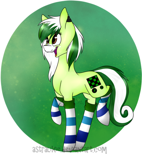 Horse Green Mammal - Cartoon (1024x573)