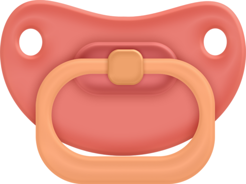 Kcroninbarrow Babyboy Pacifier Clip Art - Pacifier Png (500x373)