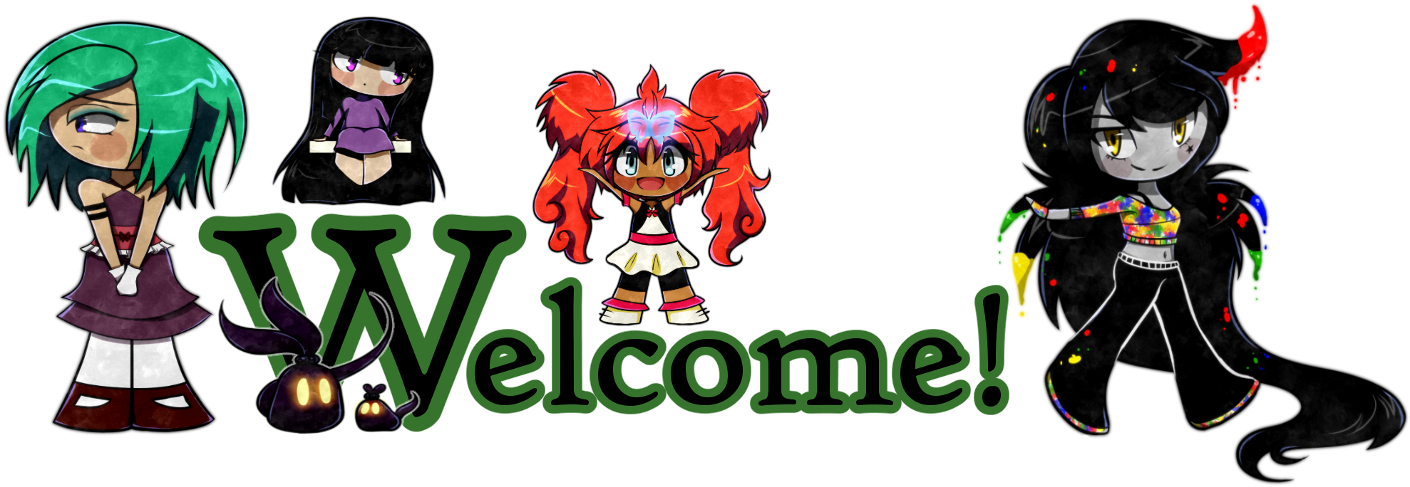 Welcome To My Page - Cartoon (2000x900)
