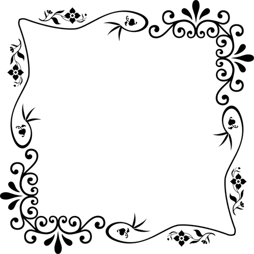 Clip Art - Text Frame - Decorative Vintage Frame Png (500x500)