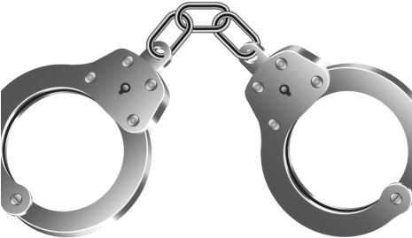 Six Arrested For Possession Of Unlicensed Firearms - Handcuffs Clipart (464x290)