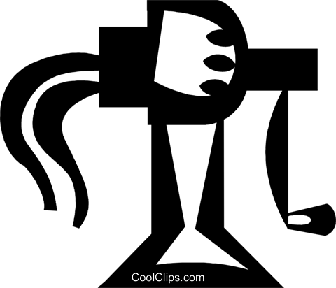 Meat Grinder Royalty Free Vector Clip Art Illustration - Meat Grinder Royalty Free Vector Clip Art Illustration (480x412)