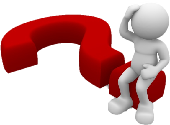 Question Mark - 3d Man Thinking Png (733x554)