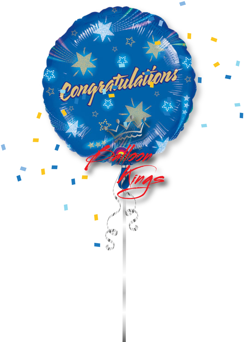 Congratulations Shooting Stars - 18 Inch Shooting Stars Congratulations - Packaged (1068x1280)