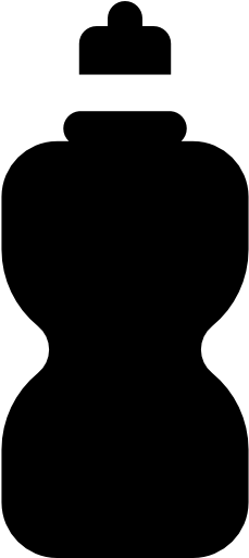 Water Bottle Free Icon - Bottle Water Black Png (512x512)