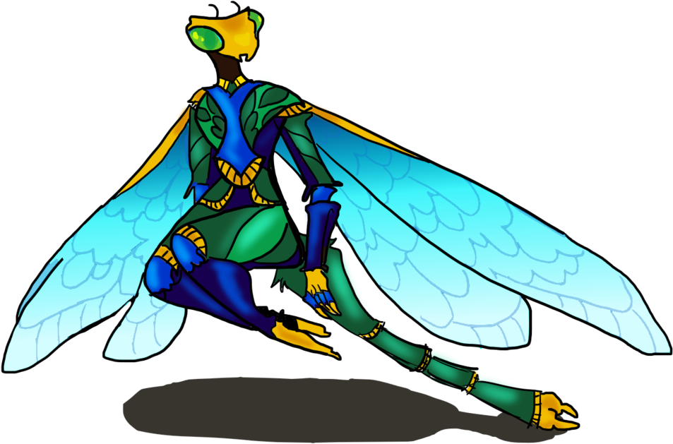 Dragonfly By Nahmei Dragonfly By Nahmei - Illustration (1024x824)