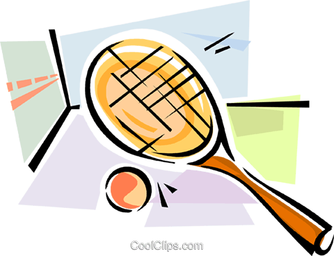 Tennis Clipart Squash Sport - Squashschläger Clipart (480x368)