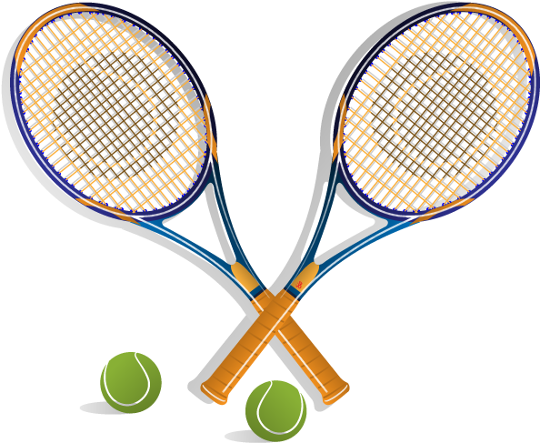 Racket Tennis Rakieta Tenisowa Clip Art - Tennis Racket Png Vector (600x600)